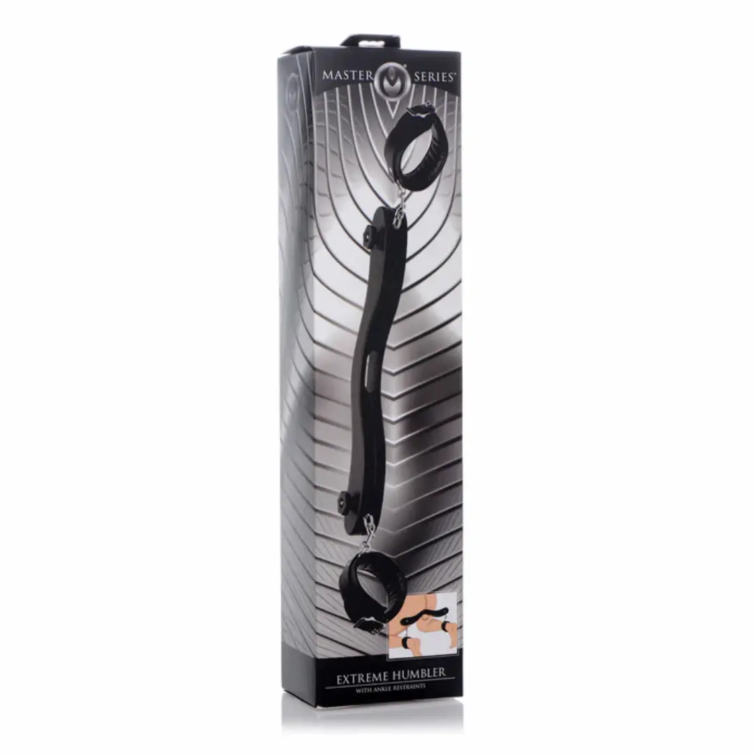 Humbler CBT ball stretcher device with ankle restraints