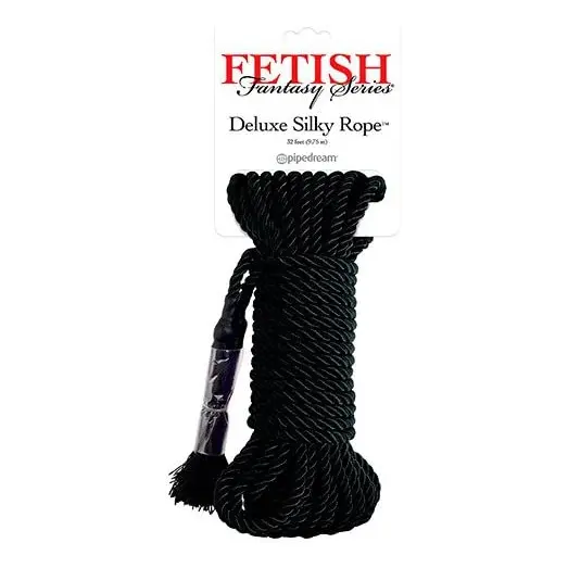 Black silky rope for fantasy play