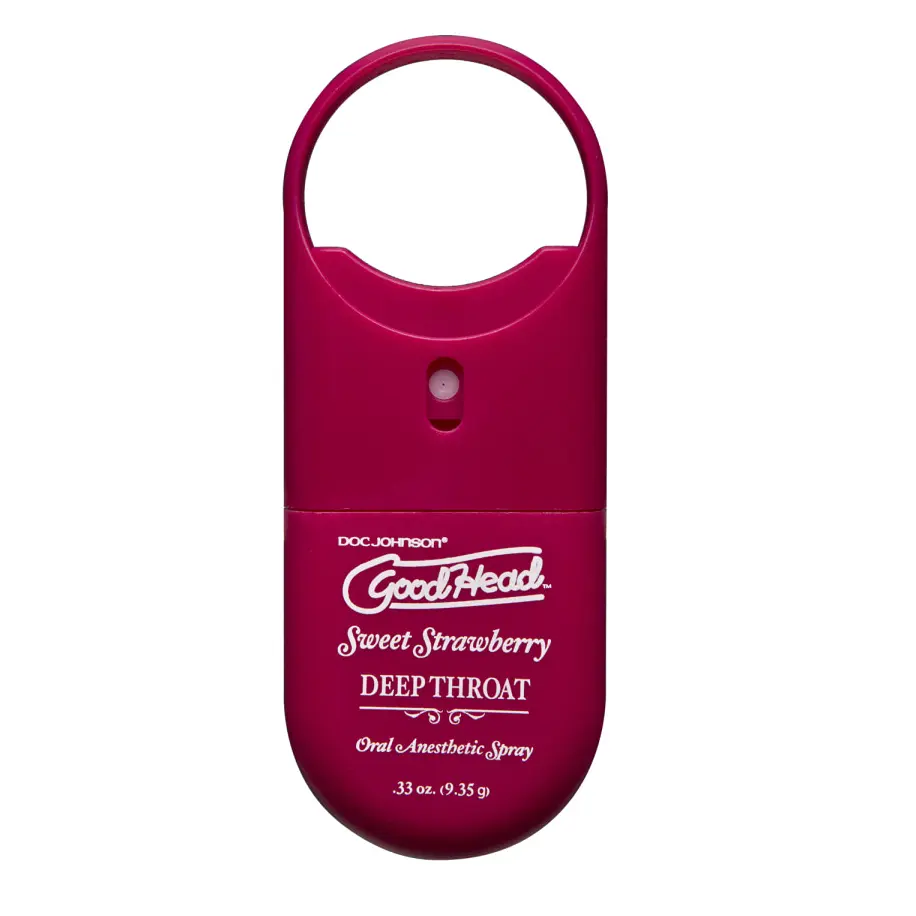 Strawberry anesthetic spray bottle