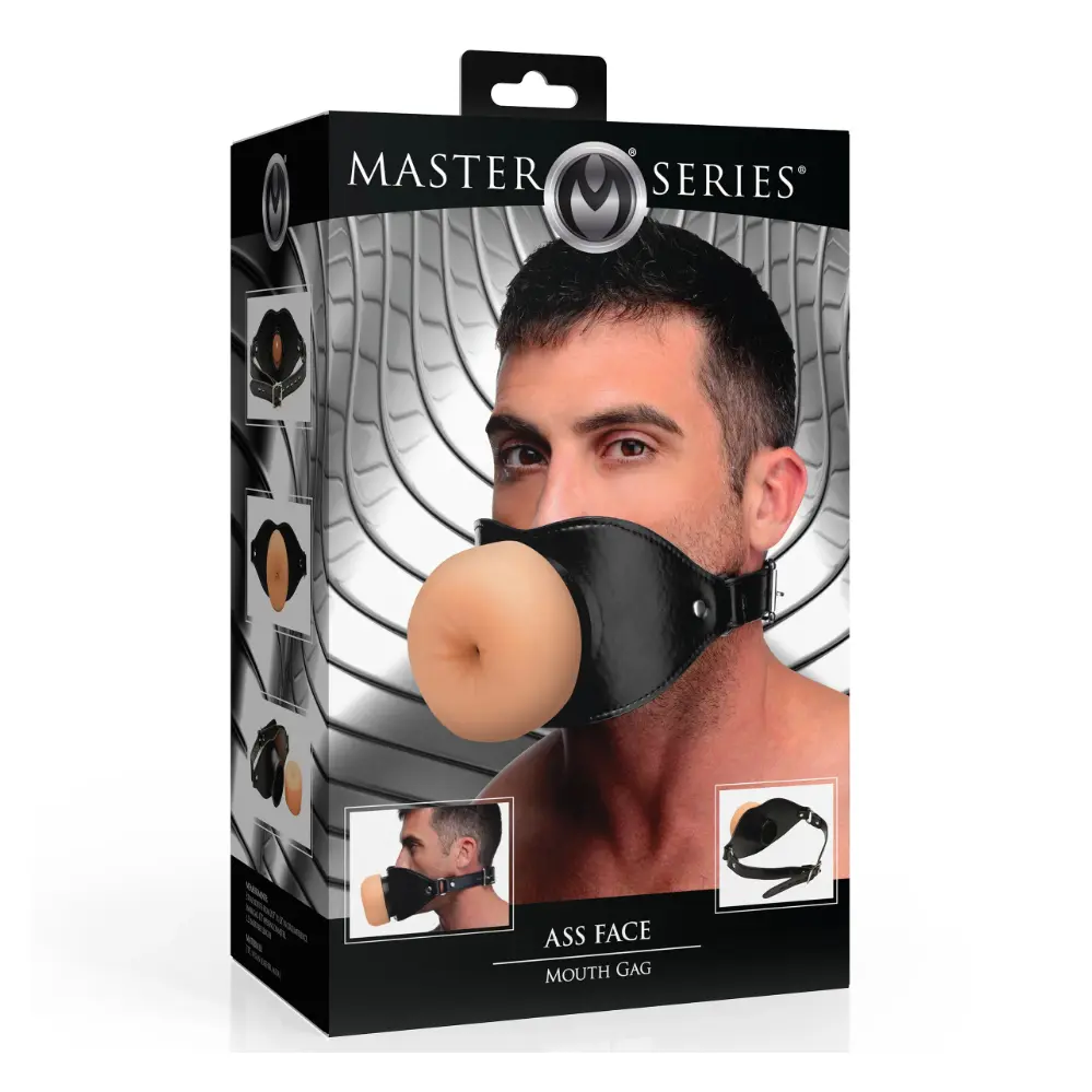 Master Series Ass Face Mouth Gag packaging