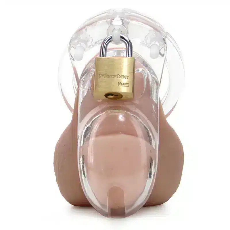 6000s standard clear classic chastity cage