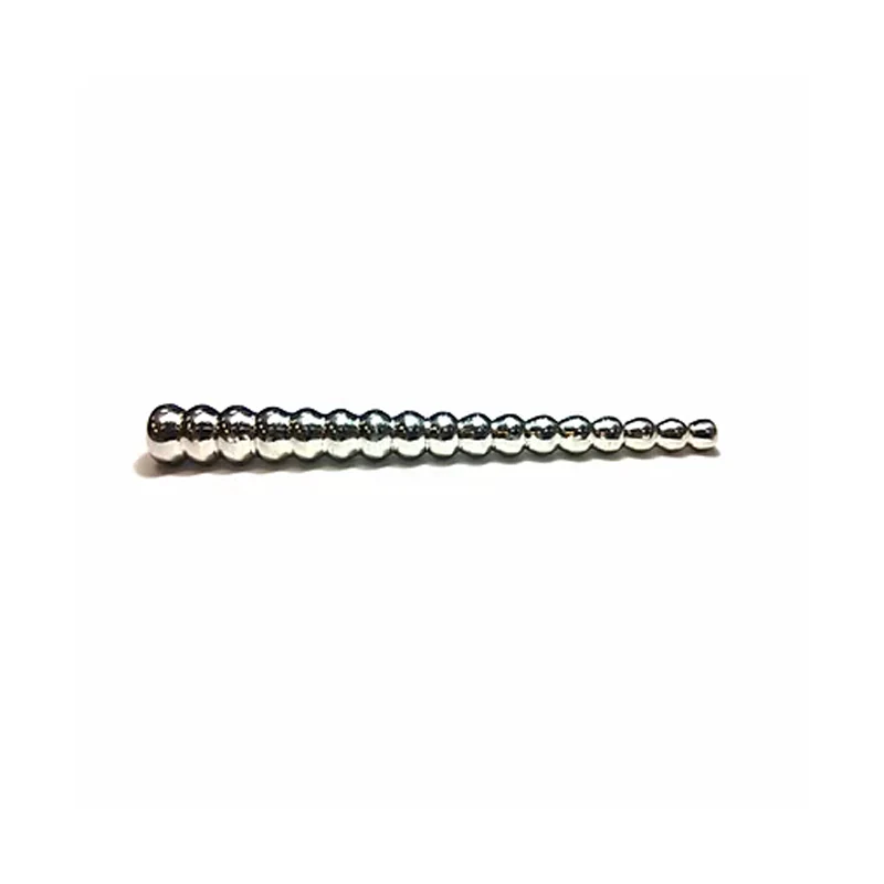 Stainless steel vibrating sound with graduated beads