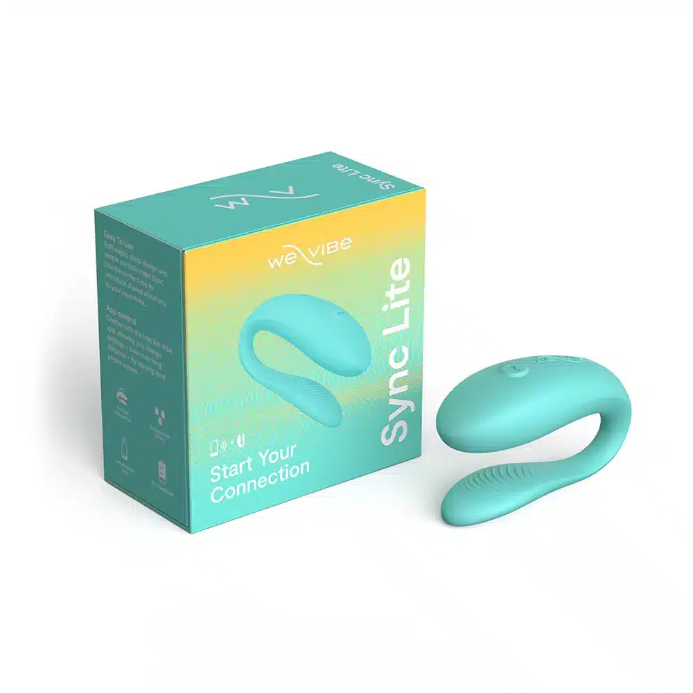 Sync Lite wearable teal device and packaging