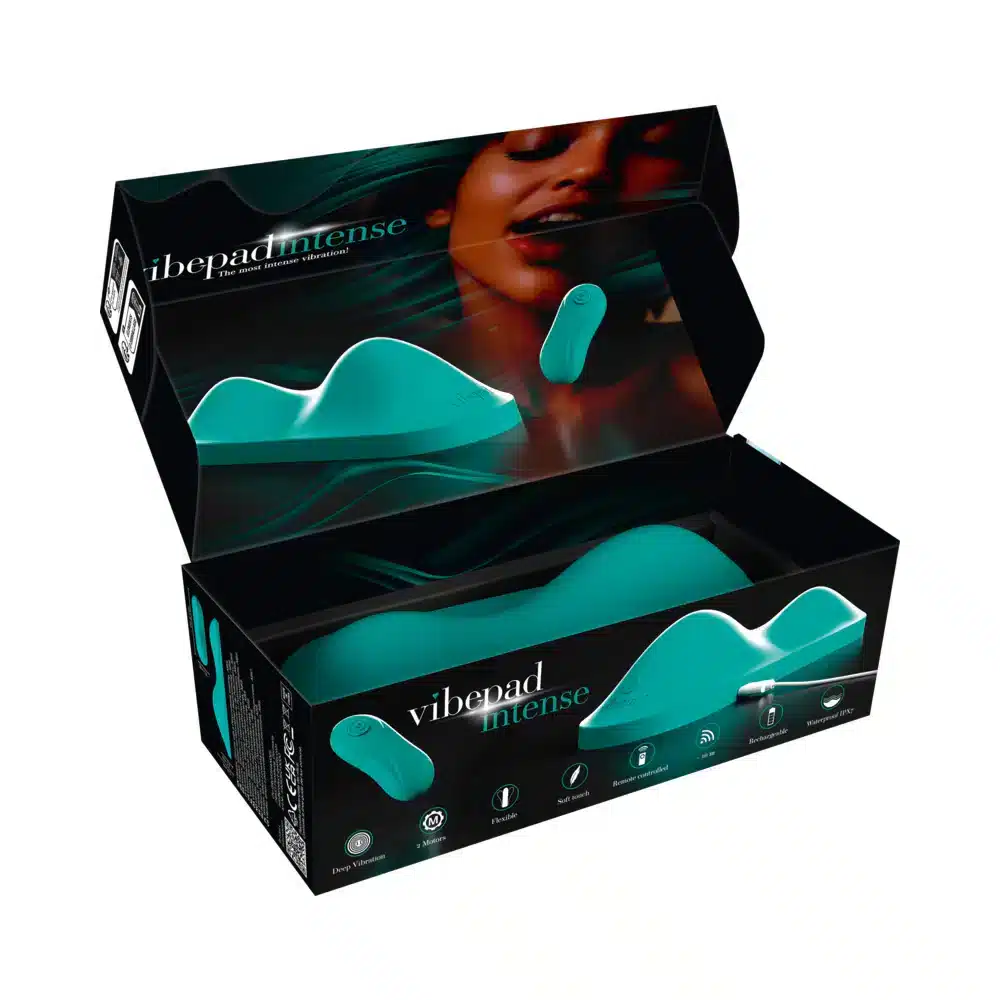 Vibepad intense vibrating grinding pad in teal
