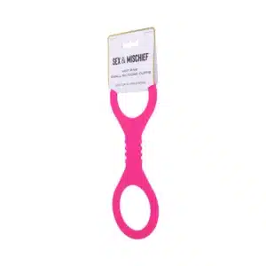 Sex & Mischief Silicone Cuffs - Hot Pink