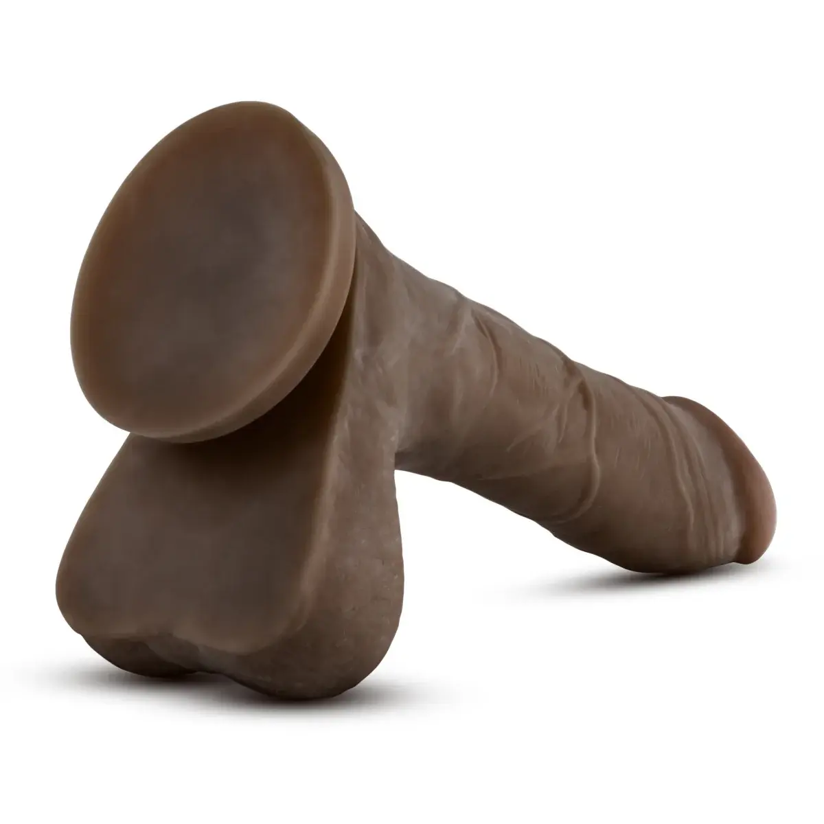 Au Naturel Mister Perfect Dildo 8.5in - Chocolate