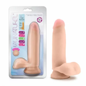 Au Naturel Sensa Feel Dildo 7in - Vanilla