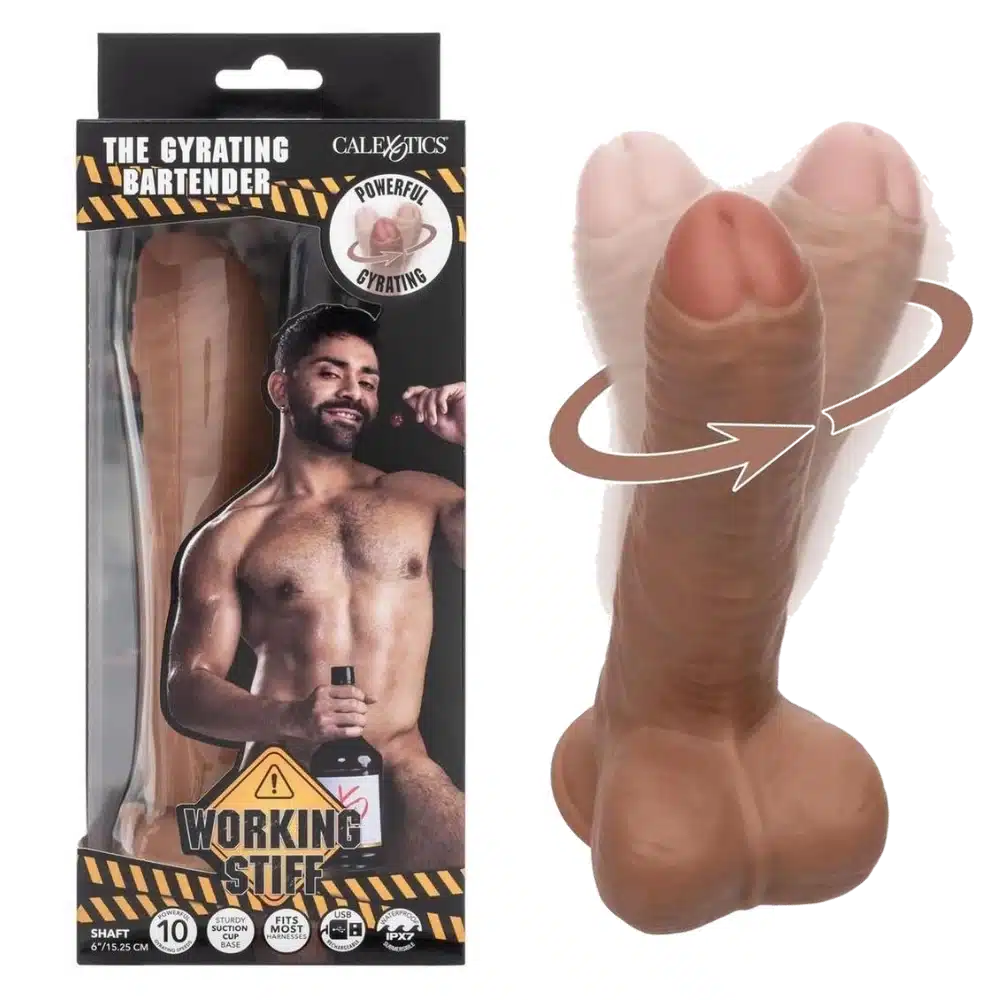 Working Stiff The Gyrating Bartender Rechargeable Dildo
