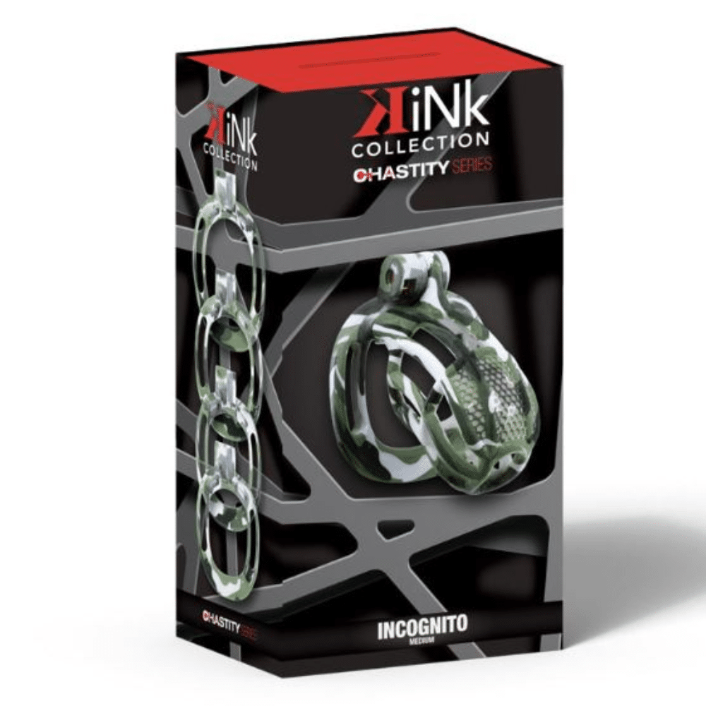 Kink Chastity Incognito Cock Cage – Camo Medium