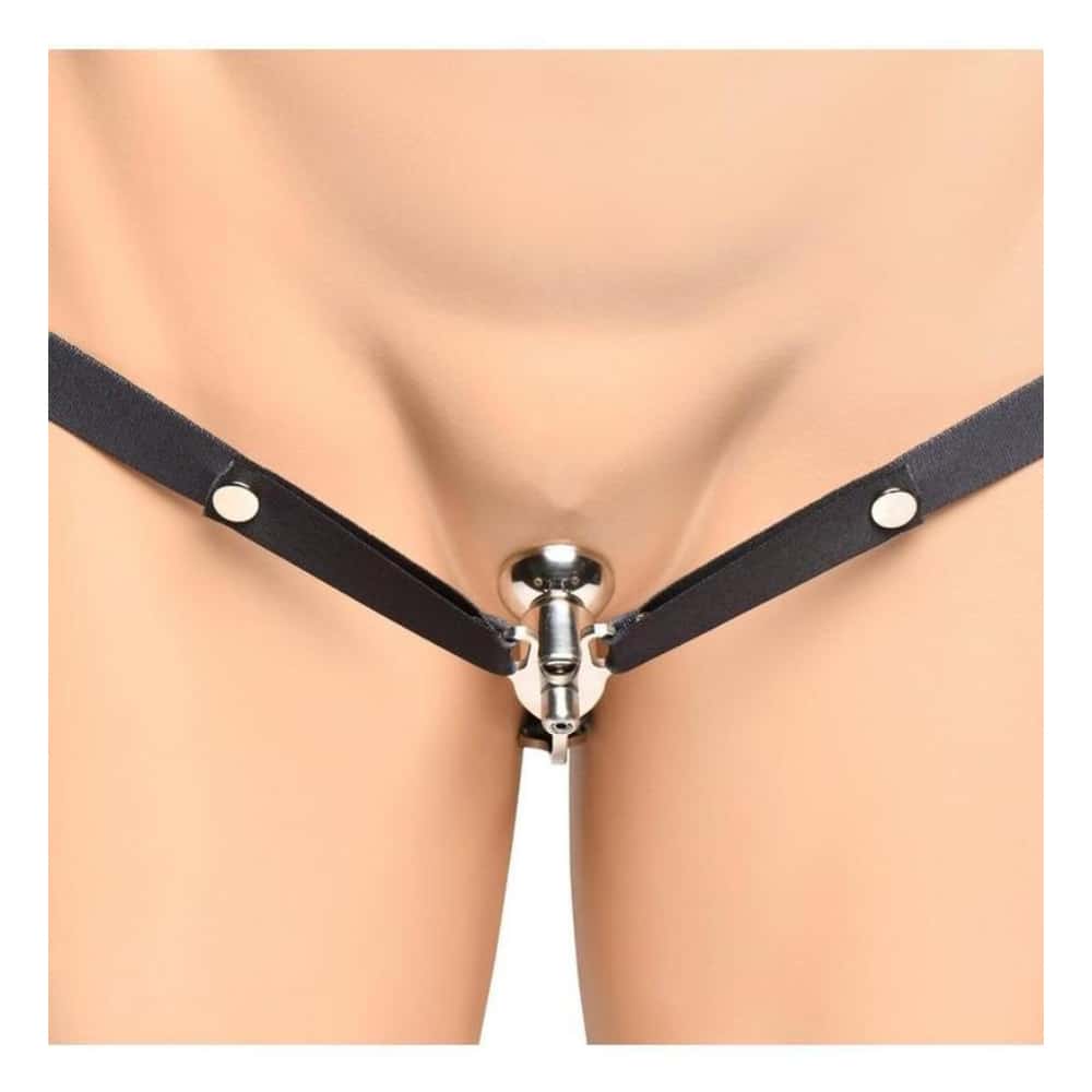 Master Series Vice Push In Chastity Cage