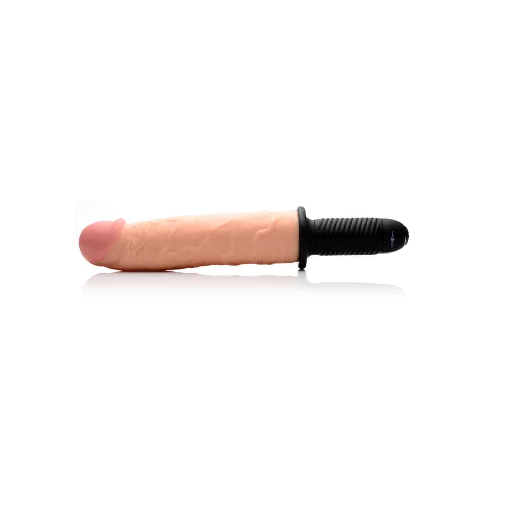 Master Series OnslaughtX XL Vibrating Giant Dildo 9.75in