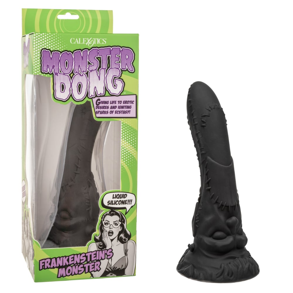 Monster Dong Frankenstein’s Monster Dildo 9.5in Black