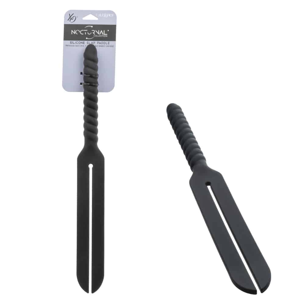 Nocturnal Collection Silicone  Slap Paddle – Black